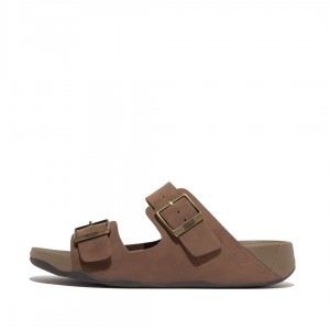 Ciabatte Fitflop Gogh Moc Nabuk Uomo Marroni | IT-97438DYKW