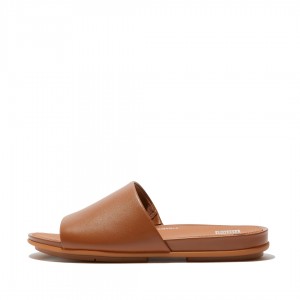 Ciabatte Fitflop Gracie Slides Donna Marroni | IT-08395JWVX