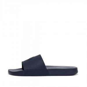 Ciabatte Fitflop Iqushion Rubber Uomo Blu Marino | IT-69084BAWU