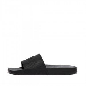 Ciabatte Fitflop Iqushion Rubber Uomo Nere | IT-87950BHLN