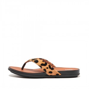 Infradito Fitflop Gracie Leopard Print Donna Leopardate | IT-93520PDEU