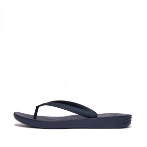 Infradito Fitflop Iqushion Rubber Uomo Blu Marino | IT-13976SVWH