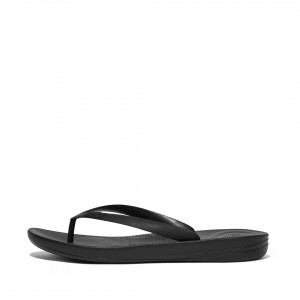 Infradito Fitflop Iqushion Rubber Uomo Nere | IT-21486MDAB