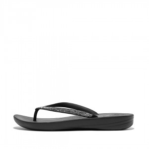 Infradito Fitflop Iqushion Sparkle Donna Nere | IT-94183UBAY