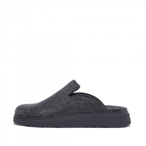 Mules Fitflop Gen-Ff Felt Polyester Uomo Blu Marino | IT-72836UYPI