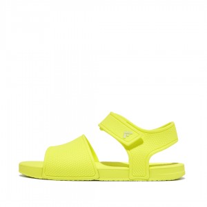 Sandali Con Cinturino Sul Retro Fitflop Iqushion Rubber Bambino Gialle | IT-41980HAJW