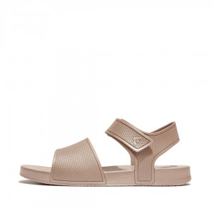 Sandali Con Cinturino Sul Retro Fitflop Iqushion Rubber Bambino Oro | IT-46890ANPD