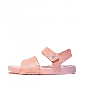 Sandali Con Cinturino Sul Retro Fitflop Iqushion Rubber Bambino Rosa | IT-85304YACZ