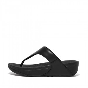 Sandali Con Puntale Fitflop Lulu Pelle Donna Nere | IT-09648DFHP