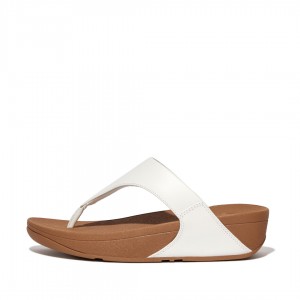 Sandali Con Puntale Fitflop Lulu Pelle Donna Bianche | IT-63927NKXI