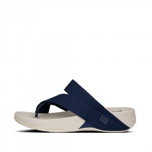 Sandali Con Puntale Fitflop Sling Polyester Uomo Blu Marino | IT-89410ZHQY