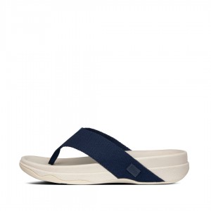 Sandali Con Puntale Fitflop Surfer Polyester Uomo Blu | IT-24931XHFR