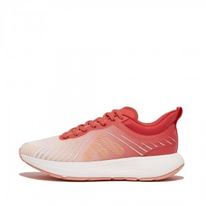 Sneakers Fitflop Ff-Runner Poly Pu Tpu Donna Rosse | IT-43816WSVF