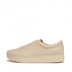 Sneakers Fitflop Rally Elastic Donna Beige | IT-34190BTJM