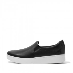 Sneakers Fitflop Rally Slip On Skate Donna Nere | IT-28019EAUT