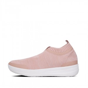 Sneakers Fitflop Uberknit Nylon Mix Knit Tpu Rubber Donna Rosa | IT-75326RLSK