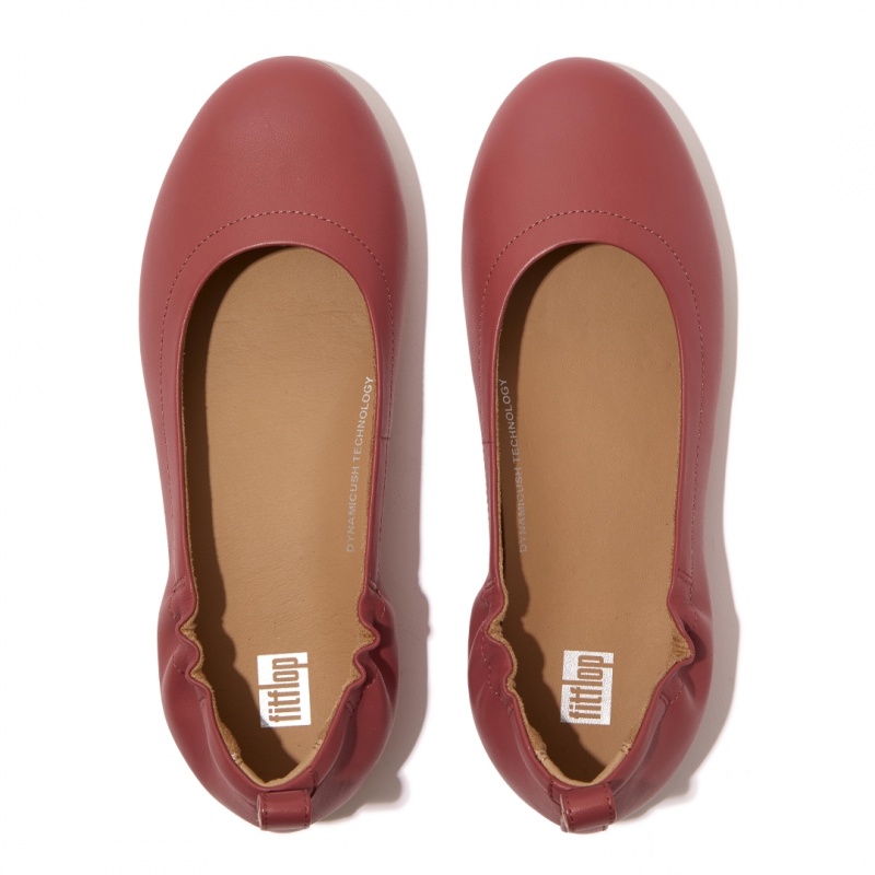 Ballerine Fitflop Allegro Soft Donna Rosse | IT-93508ERBP