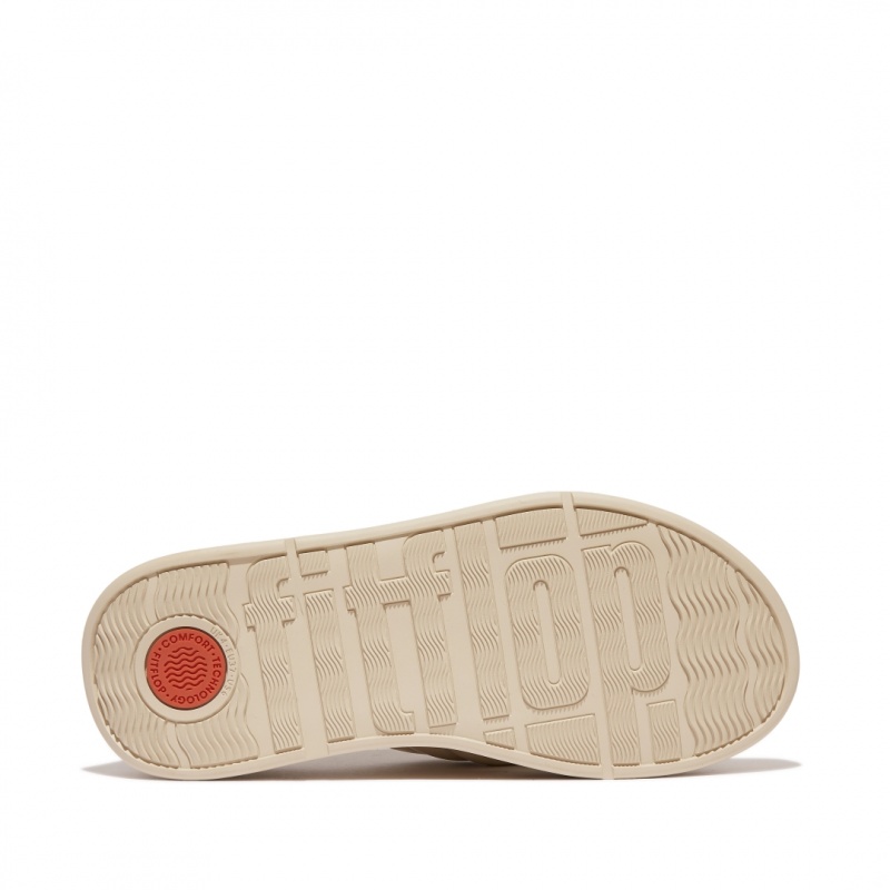 Ciabatte Fitflop F-Mode Slides Donna Grigie Beige | IT-18294RAIL