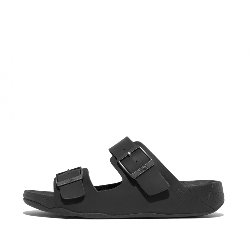 Ciabatte Fitflop Gogh Moc Nabuk Uomo Nere | IT-40836QSJV