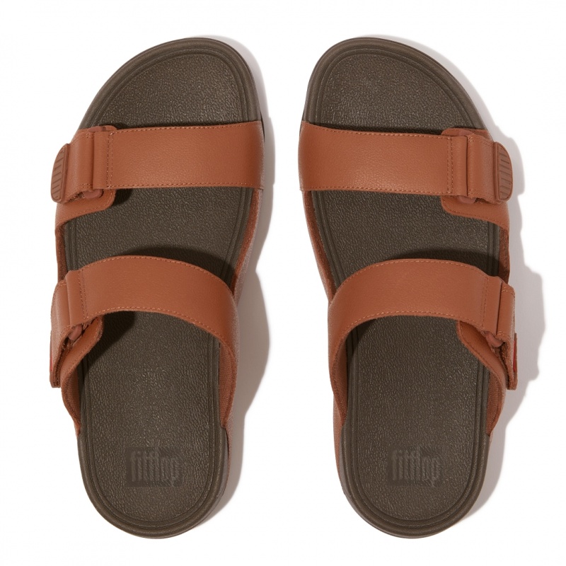 Ciabatte Fitflop Gogh Moc Uomo Marroni Scuro | IT-37625WVNK