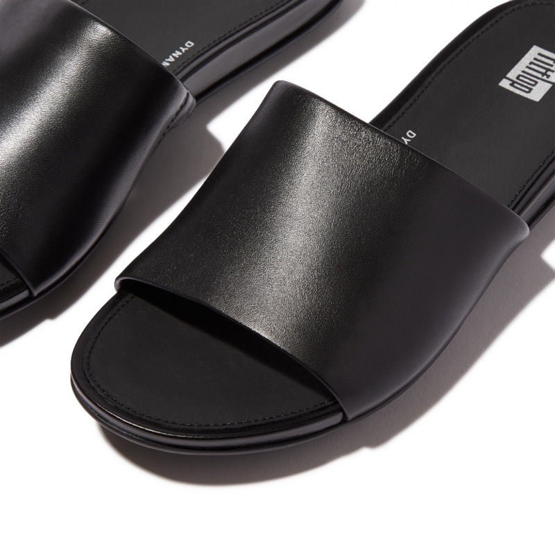 Ciabatte Fitflop Gracie Slides Donna Nere | IT-68734ISRG