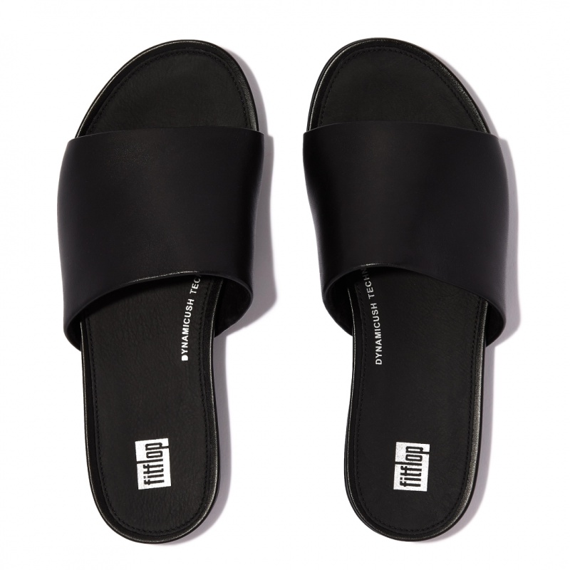 Ciabatte Fitflop Gracie Slides Donna Nere | IT-68734ISRG