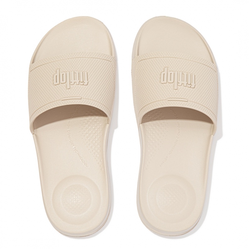 Ciabatte Fitflop Iqushion Rubber Slides Donna Bianche | IT-92478BUVO