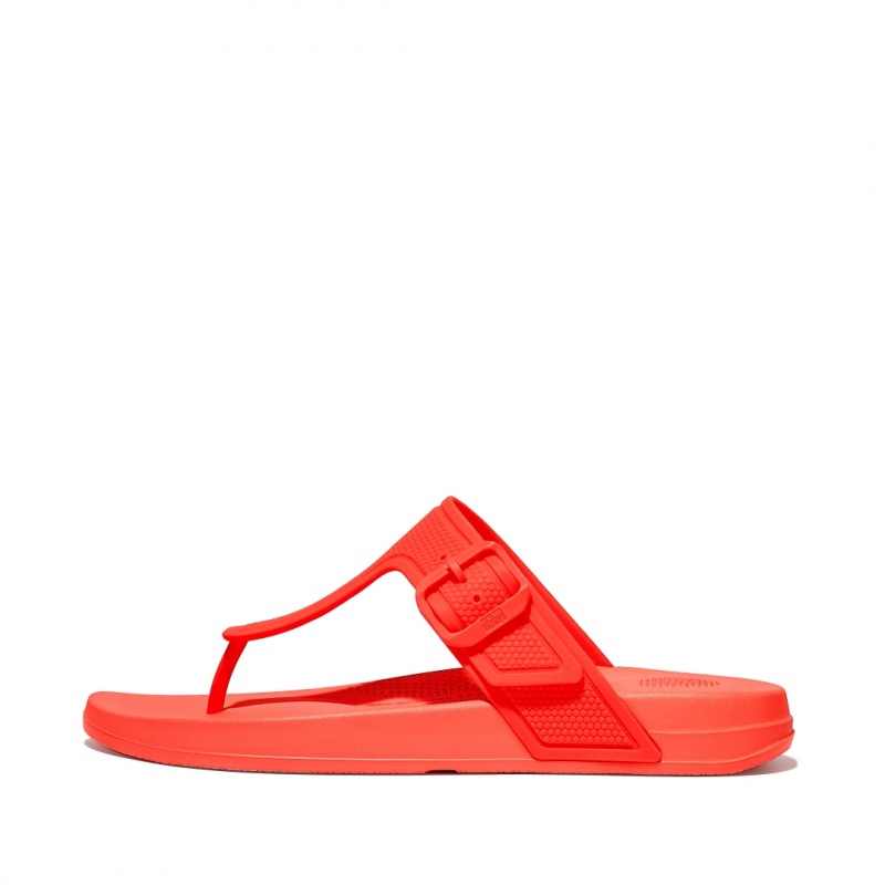 Infradito Fitflop Iqushion Adjustable Fibbia Flip Flops Donna Arancioni | IT-43180RXLZ