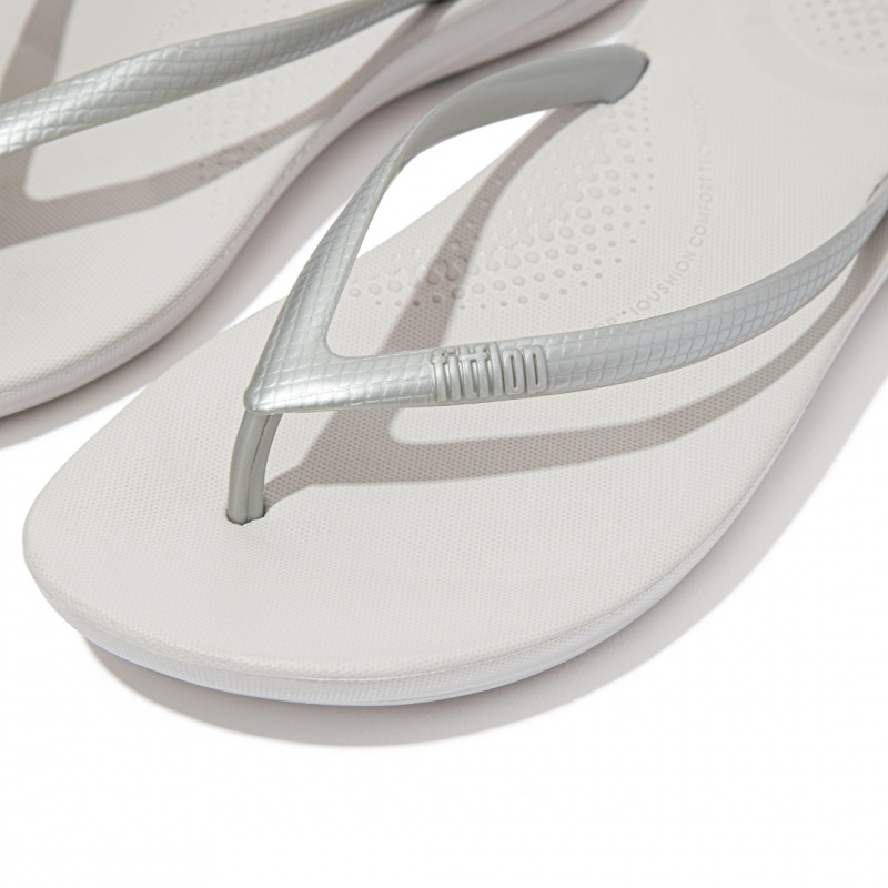 Infradito Fitflop Iqushion Ergonomc Donna Argento | IT-42308KMPN