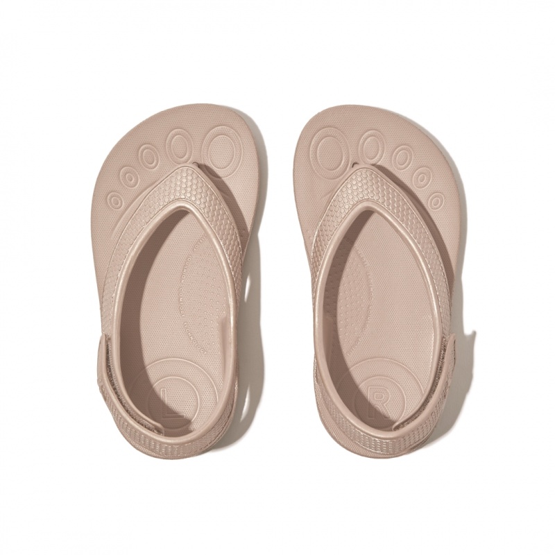 Infradito Fitflop Iqushion Eva Back Straps Bambino Oro | IT-91082HDCV