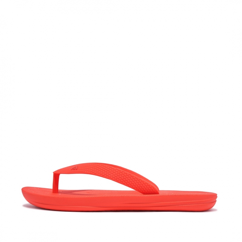 Infradito Fitflop Iqushion Rubber Bambino Rosse | IT-12063HMBD