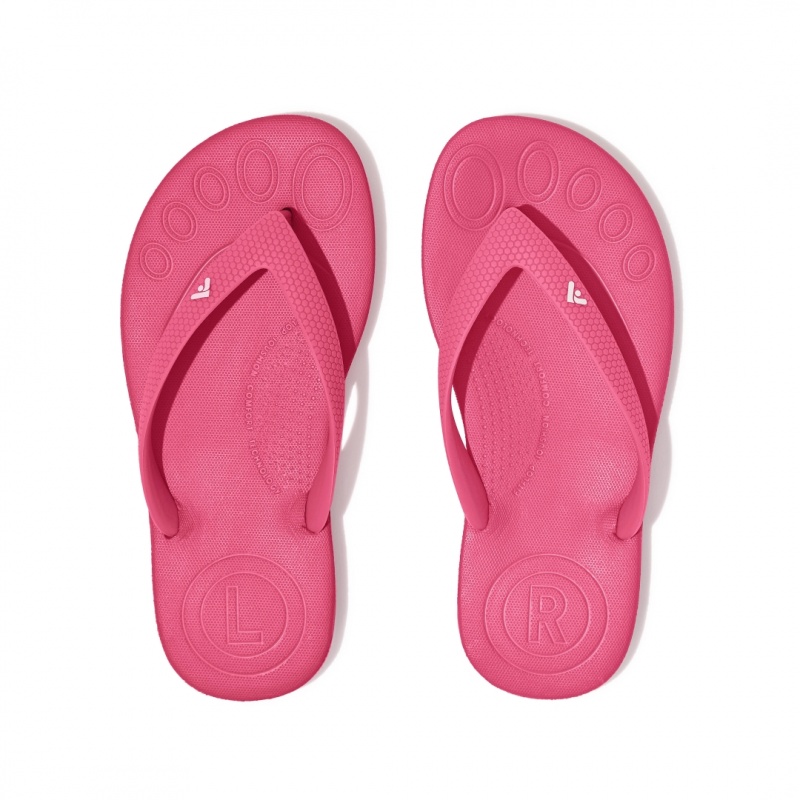 Infradito Fitflop Iqushion Rubber Bambino Rosse | IT-70498MNLB