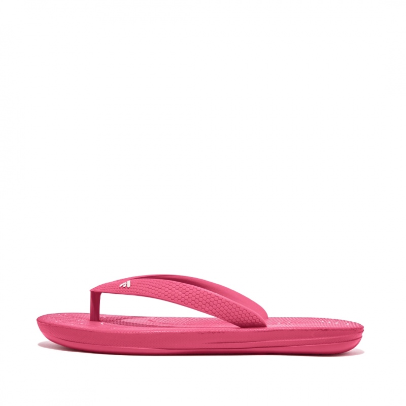 Infradito Fitflop Iqushion Rubber Bambino Rosse | IT-70498MNLB