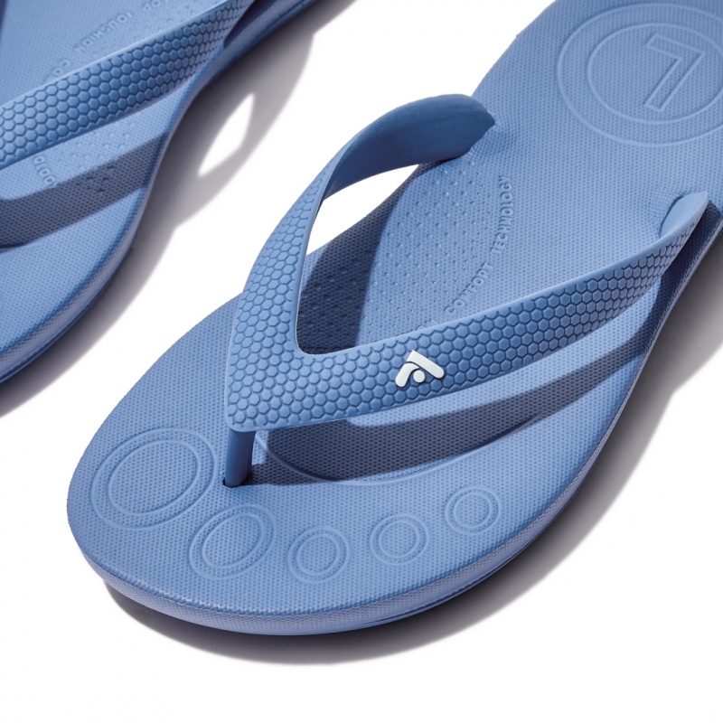 Infradito Fitflop Iqushion Rubber Bambino Blu | IT-78465WHRT