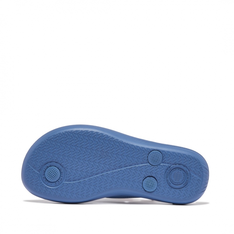 Infradito Fitflop Iqushion Rubber Bambino Blu | IT-78465WHRT