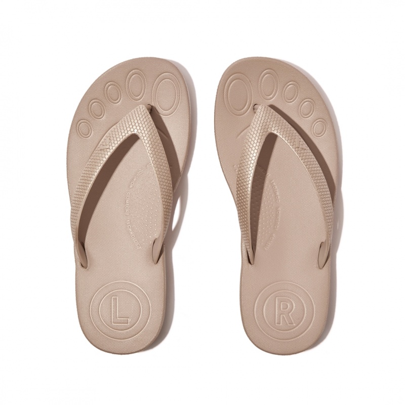 Infradito Fitflop Iqushion Rubber Bambino Oro | IT-72943YICA