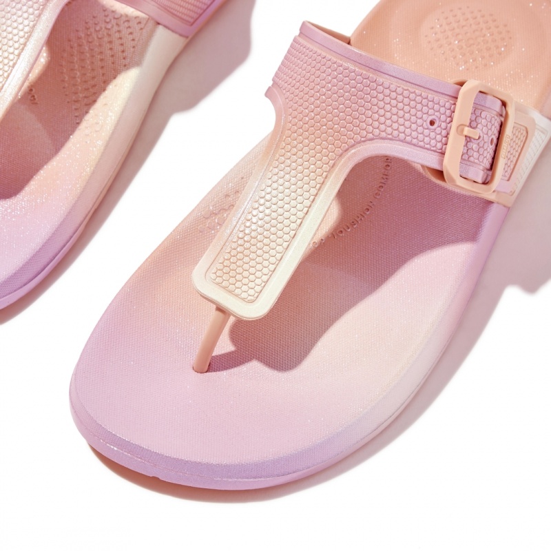 Infradito Fitflop Iqushion Rubber Tpu Donna Rosa | IT-03792MNID