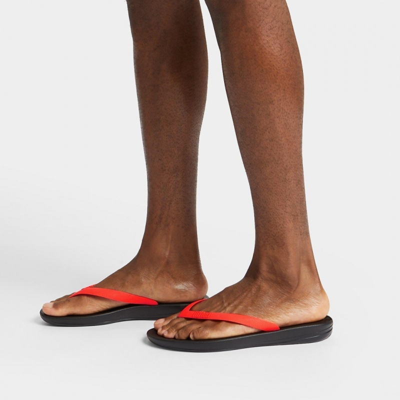 Infradito Fitflop Iqushion Rubber Uomo Arancioni | IT-97851KZXA