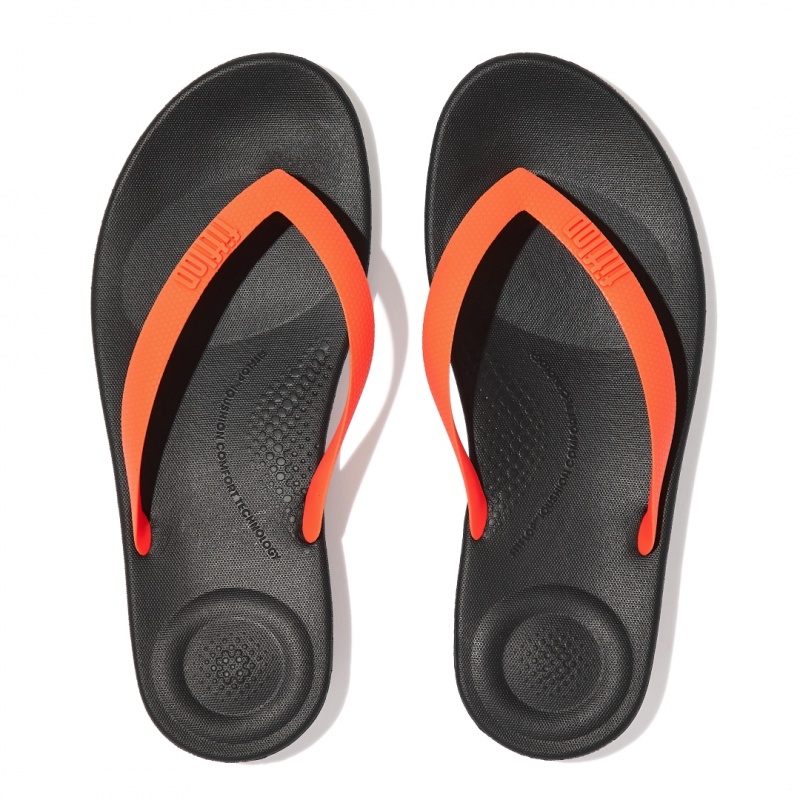 Infradito Fitflop Iqushion Rubber Uomo Arancioni | IT-97851KZXA