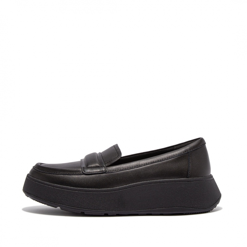 Mocassini Fitflop F-Mode Donna Nere | IT-20481QBOR