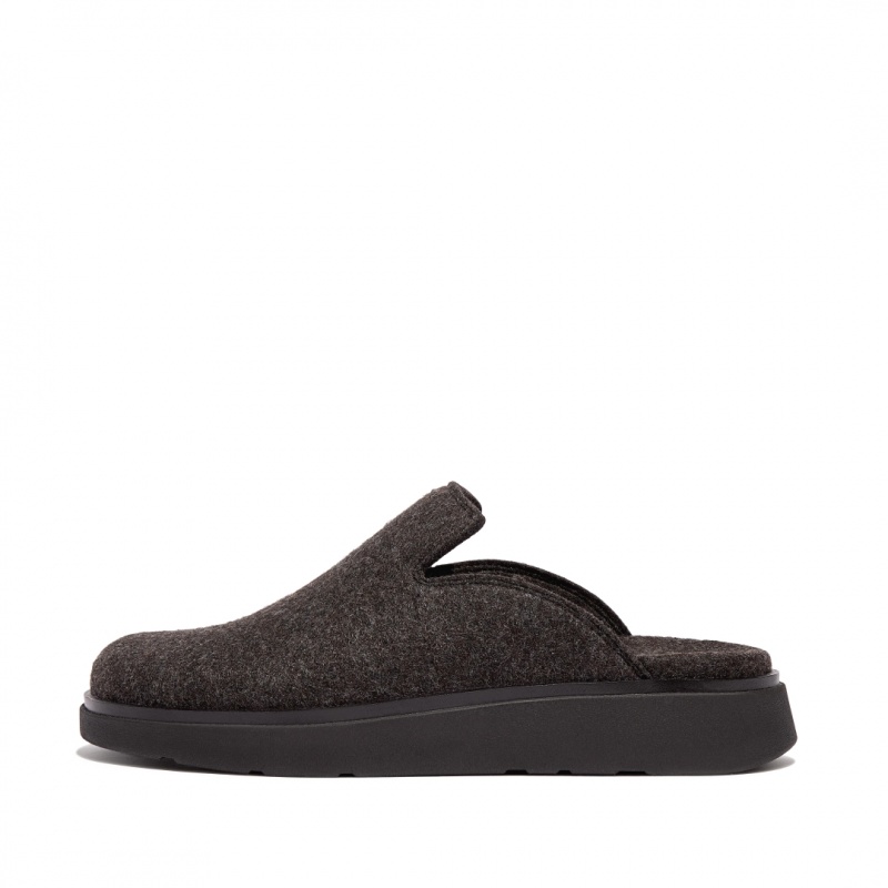 Mules Fitflop Gen-Ff Felt Polyester Donna Nere | IT-58640LANM