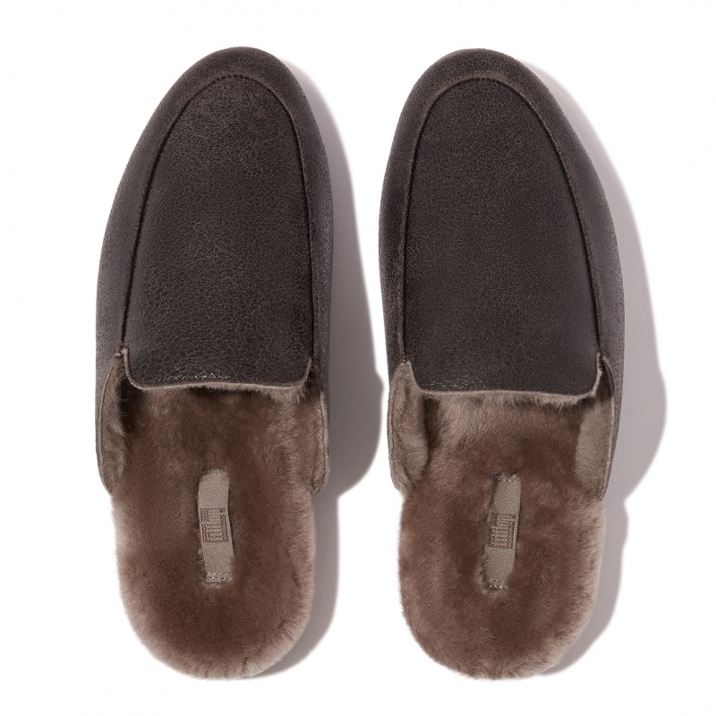 Mules Fitflop Gen-Ff Felt Polyester Donna Grigie | IT-08165WPFT