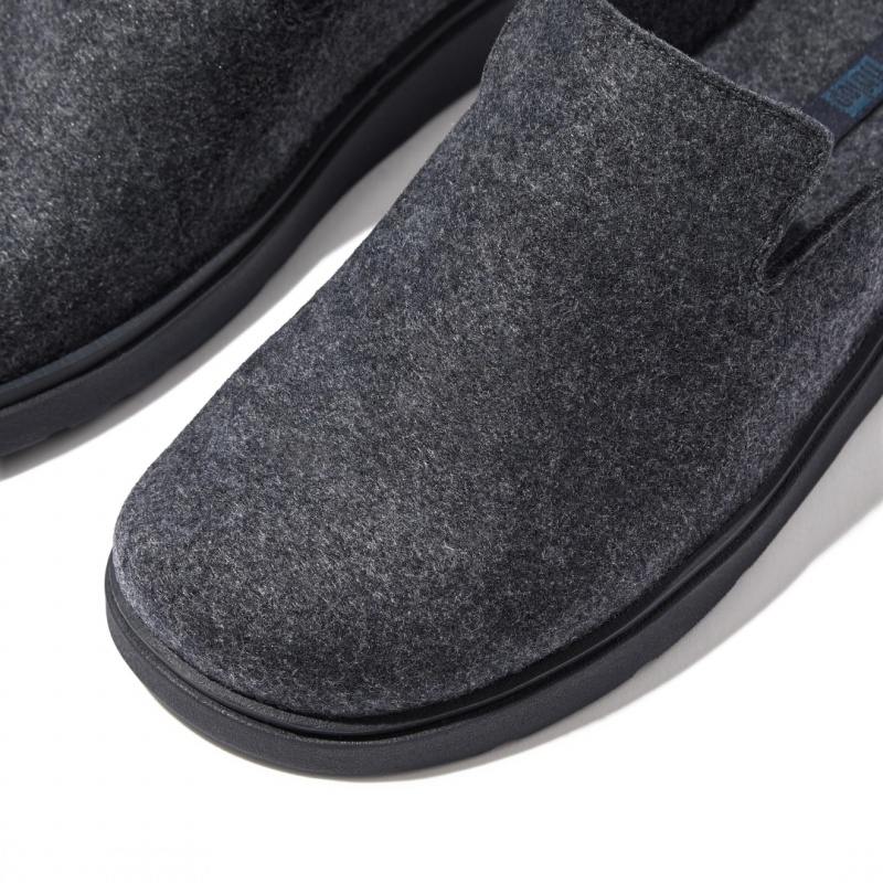 Mules Fitflop Gen-Ff Felt Polyester Uomo Blu Marino | IT-72836UYPI