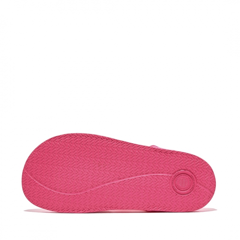 Sandali Con Cinturino Sul Retro Fitflop Iqushion Rubber Bambino Rosse | IT-91328NIFR