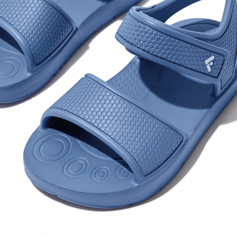 Sandali Con Cinturino Sul Retro Fitflop Iqushion Eva Bambino Blu | IT-06827GPDK