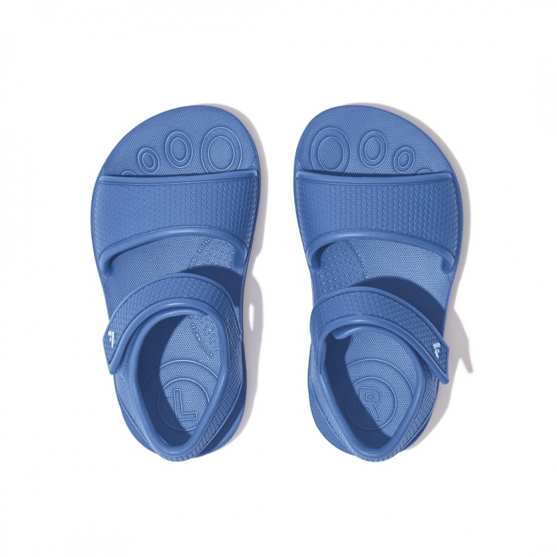 Sandali Con Cinturino Sul Retro Fitflop Iqushion Eva Bambino Blu | IT-06827GPDK