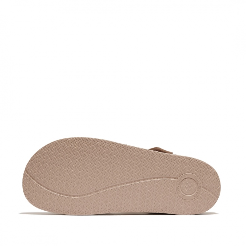 Sandali Con Cinturino Sul Retro Fitflop Iqushion Rubber Bambino Oro | IT-46890ANPD