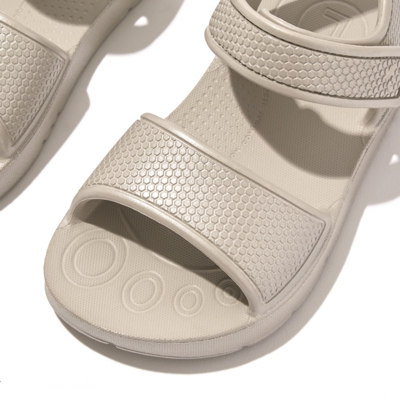 Sandali Con Cinturino Sul Retro Fitflop Iqushion Eva Bambino Argento | IT-82513GNCV