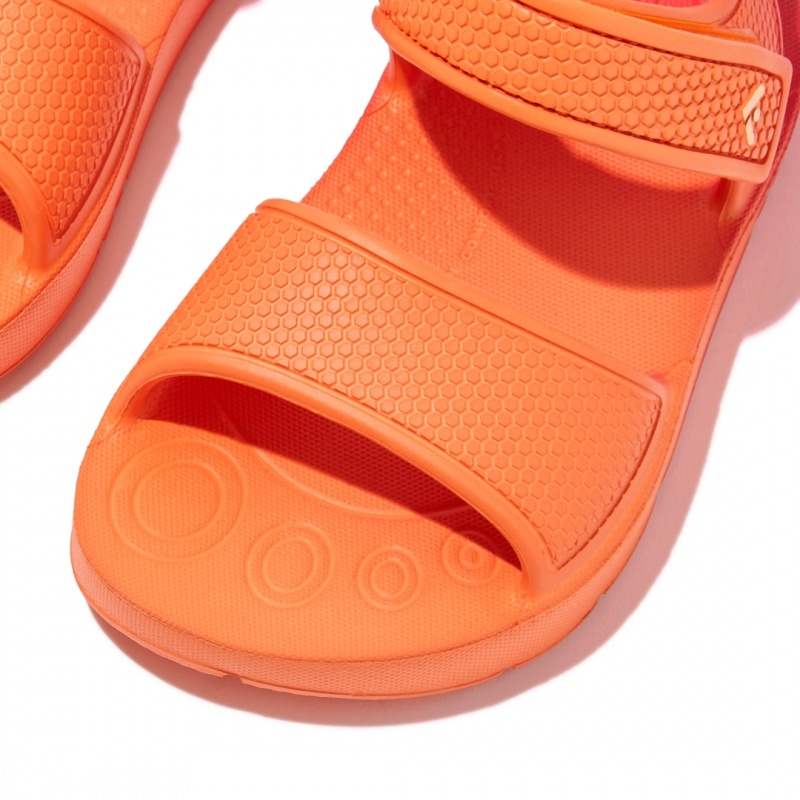 Sandali Con Cinturino Sul Retro Fitflop Iqushion Eva Bambino Rosse | IT-28047DOSC