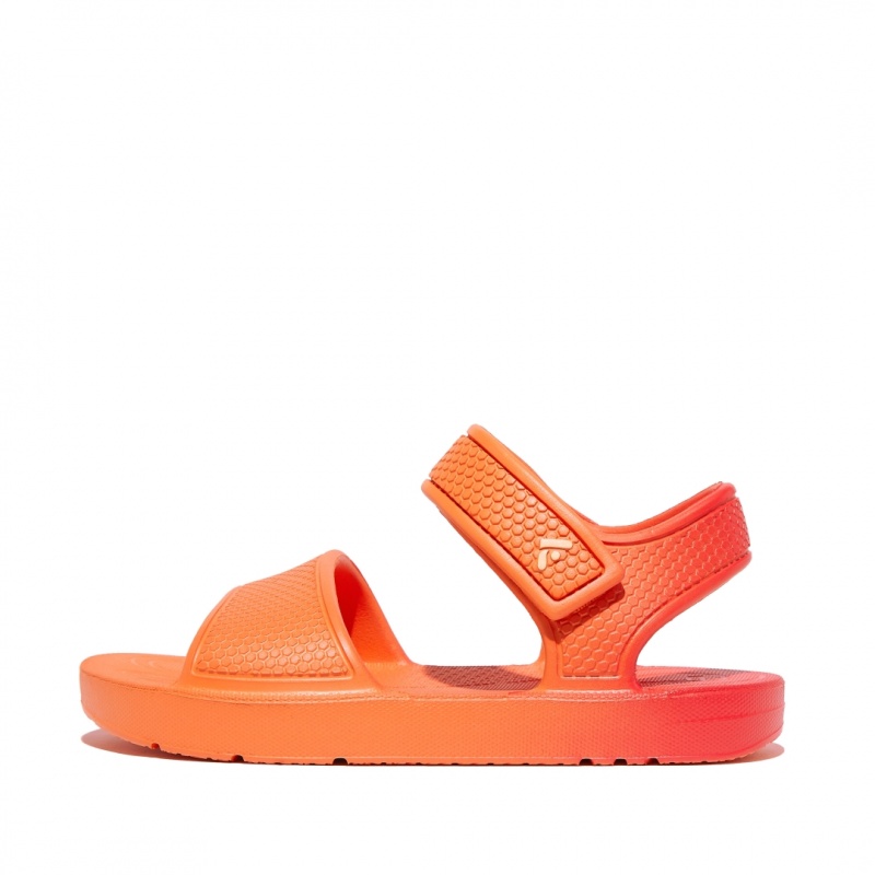 Sandali Con Cinturino Sul Retro Fitflop Iqushion Eva Bambino Rosse | IT-28047DOSC